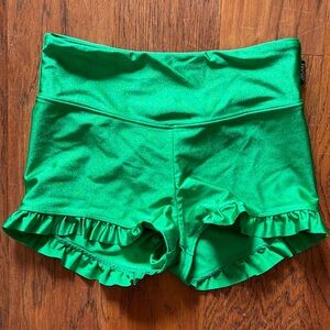 Tiger Friday radiance, filly booty shorts, Ruffle Trim